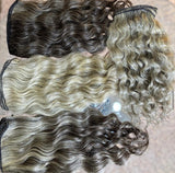 BVH Single Donor Indian Grey Wavy Collection